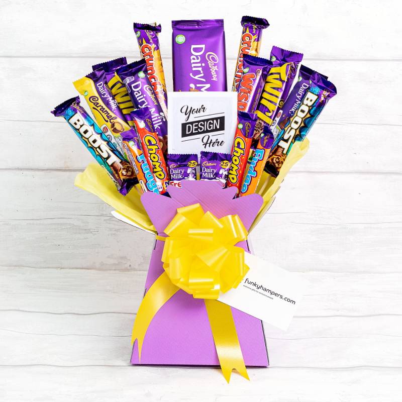 The Deluxe Cadburys Chocolate Pic Bouquet